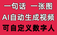 一句话或一张图，自动生成视频